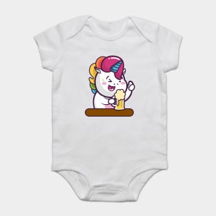 This Unicorn Approves Baby Bodysuit